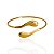 Bracelete Orgânico Regulável - Banho de ouro 18k - Imagem 1