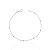 Pulseira Veneziana com bolinhas 18cm - Prata 925 - Imagem 1