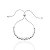 Pulseira Bolinhas Modelo Gravatinha 22cm Ajustável - Prata 925 - Imagem 1