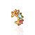 Piercing Fake Zircônia Colorido - Banho Ouro 18k - Imagem 1