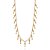 Colar Choker Flechas 38cm - Banho de Ouro 18k - Imagem 1