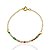 Pulseira Infantil Riviera Colorida 15cm - Banho de ouro 18k - Imagem 1