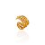 Piercing Fake Grosso com Fileira de Bolinhas - Banho Ouro 18k - Imagem 1