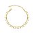 Pulseira Detalhes 19cm + 6cm extensor - Banho de Ouro 18k - Imagem 1