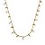 Colar Chocker Perolas e Bolinhas Penduradas 40cm - Banho de Ouro 18K - Imagem 1