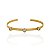 Bracelete 3 Pontos de Luz - Banho de Ouro 18k - Imagem 1