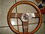 Fusca Pós 77 Puma E Passat Volante Madeira Walrod Novo 320mm - Imagem 1