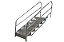 Escada Para Piscinas Fisioterápica 7 Degraus 1,40 m Aço Inox 316 - PRODUTO SOB ENCOMENDA - Imagem 1