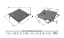 Tampão de Alumínio Fundido 80 x 80 Simples - Imagem 2
