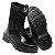 Coturno Masculino Bota Militar Leve Couro Legitimo Auto Brilho Palmilha de GeL - Imagem 4
