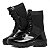 Coturno Masculino Bota Militar Leve Couro Legitimo Auto Brilho Palmilha de GeL - Imagem 5