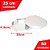 CAIXA PIZZA OITAVADA LAMINADA 25CM (C/50) - Imagem 2