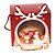 CAIXA MINI PANETONE COM ALÇA E VISOR 100/150GR (C/5) - NATAL ENCANTADO - Imagem 1