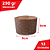 FORMA DE PAPEL PANETONE 250GR (C/12) - MARROM - Imagem 2