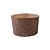 FORMA DE PAPEL PANETONE 500GR (C/10) - MARROM - Imagem 1