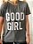 T-shirt Good Girl Stonewashed Cinza Concreto - Imagem 2