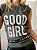 T-shirt Good Girl Stonewashed Cinza Concreto - Imagem 1