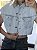 BAZAR - Colete Jeans Cropped Zara - Imagem 1