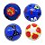 Bola Futebol Pequena Mirim Infantil Bebe Iniciação Primeiros Chutes Coloridas N2 Costurada - Imagem 4