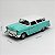 Miniatura Chevrolet Bel Air 1957 VERDE ÁGUA Clássica Carro Retrô Escala 1:32 Metal Fricção Abre Portas - Imagem 3