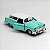Miniatura Chevrolet Bel Air 1957 VERDE ÁGUA Clássica Carro Retrô Escala 1:32 Metal Fricção Abre Portas - Imagem 1