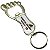 Chaveiro Metal Modelo  Pezinho Ref. 73 - Imagem 2
