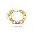 Pulseira dourada elo lilac - Imagem 1