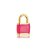Pingente cadeado colors pink neon dourado - Imagem 1
