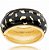 Bracelete leopardo preto dourado - Imagem 1