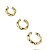 Trio piercings fakes Juliette dourado - Imagem 1