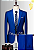 Terno Slim Azul Royal com Colete - Imagem 1