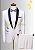 Terno para Noivo Smoking Gola Summer Branco - Imagem 1