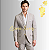 Costume  de Terno Slim Bege claro tom de areia - Imagem 1
