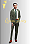 Terno slim verde Oliva costume - Imagem 5
