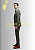 Terno slim verde Oliva costume - Imagem 6