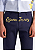 Calça social Azul Marinho masculina slim tecido alfaiataria - Imagem 4