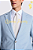 Terno slim Azul bebe com colete - Imagem 2