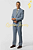 Costume de Terno Terno Azul Steel Slim – Alfaiataria Premium - Imagem 4