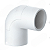 CONDULETE JOELHO 90° COM INSPEÇÃO 3/4" BRANCO - Imagem 1