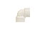 JOELHO 90 ROSC 1" BRANCO KRONA - Imagem 1