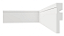 PLASBIL RODAPE NOBRE 70x15mm BRANCO C/ 2,4m 0139.1 - Imagem 1