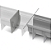 CALHA P/ PISO COM GRELHA PVC 15x15x100 cm ROMA - Imagem 2