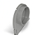 CALHA P/ PISO COM GRELHA PVC 15x15x100 cm ROMA - Imagem 6