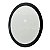 Luminária Painel Plafon Led 12w Branco Quente Redondo Embutir Preto - Imagem 1