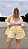 CONJUNTO CAMISA E SHORTS LISTRAS AMARELO - Imagem 4