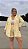 CONJUNTO CAMISA E SHORTS LISTRAS AMARELO - Imagem 2