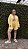 CONJUNTO CAMISA E SHORTS  AMARELO MANTEIGA - Imagem 3