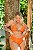 CONJUNTO BIQUÍNI CORTININHA LARANJA PLUS SIZE - Imagem 2