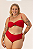 CONJUNTO BIQUÍNI BICOLOR VERMELHO PLUS SIZE - Imagem 3
