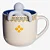 CANECA 350ML C/INFUSOR P/ CHA MAE AZULEJO  Ean :7908623005323 - Imagem 2